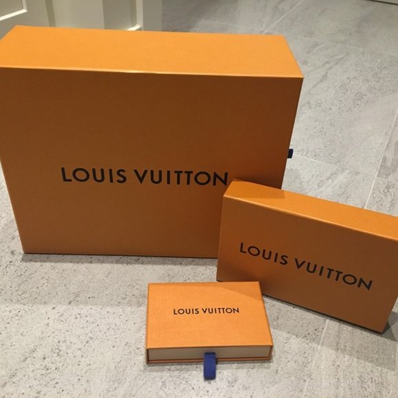 3 authentic Louis Vuitton empty boxes